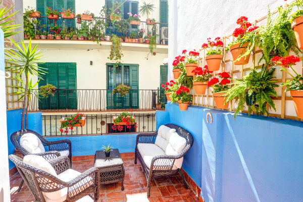 #39341 - Charming Patio | Lomavuokraus | Hello Homes Sitges